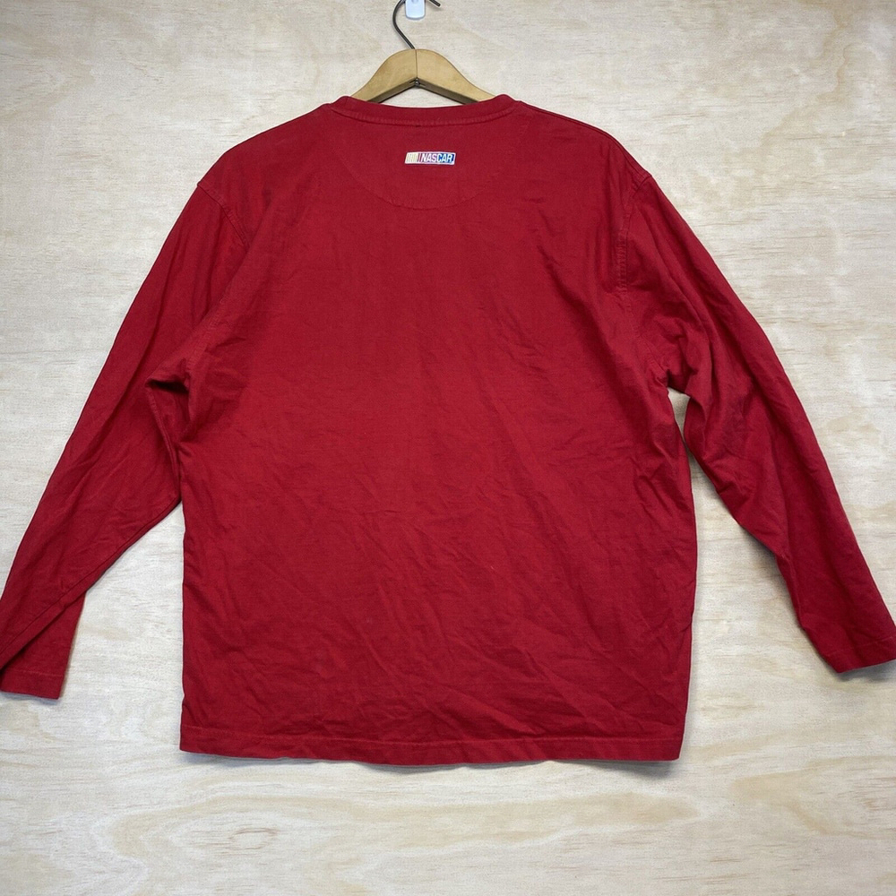 Vintage Nascar Racing Men's Shirt Long Sleeve Red XXL - Picture 5 of 6